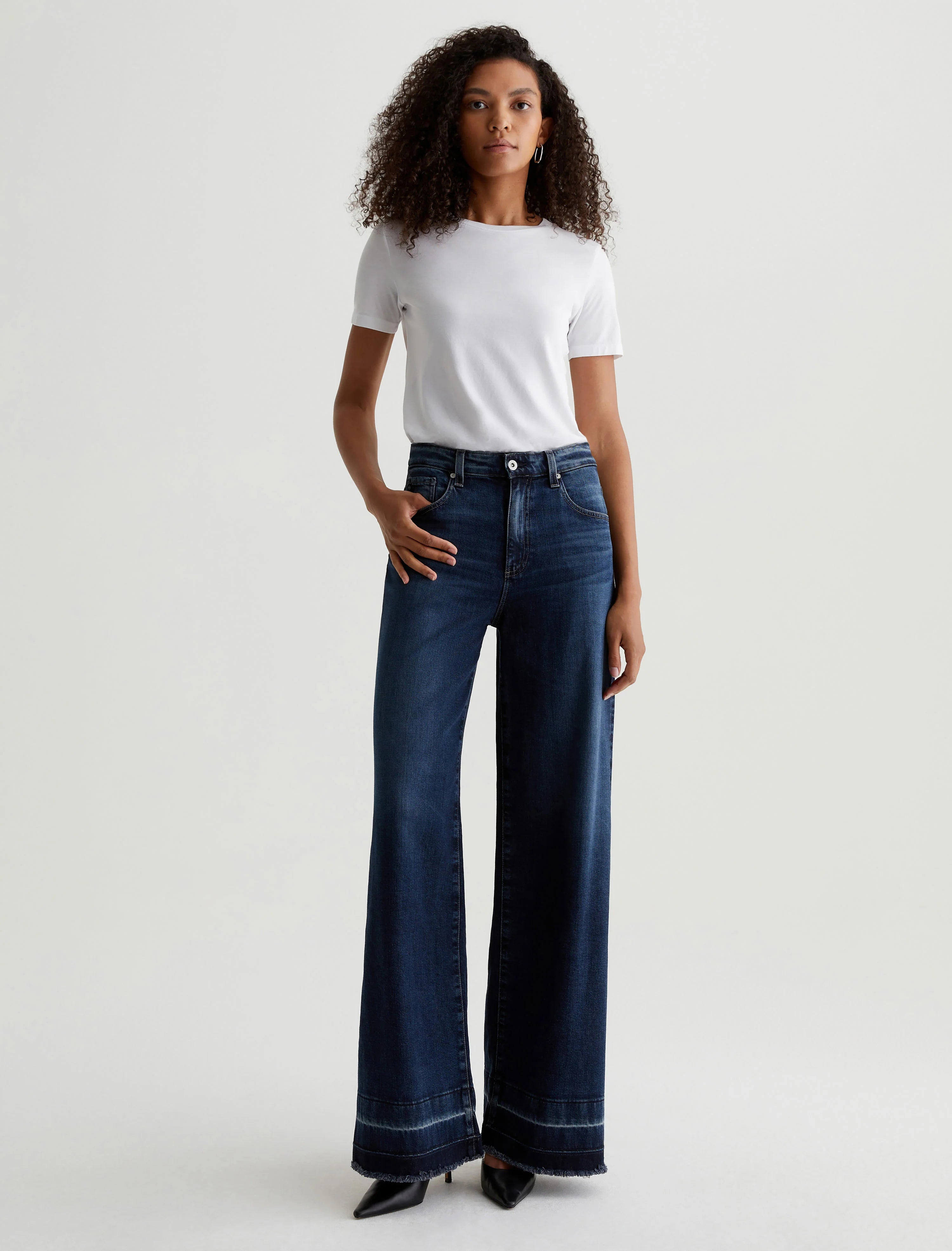 Elegant Outline AG Jeans -  Deven High-Rise Ultra Wide Leg