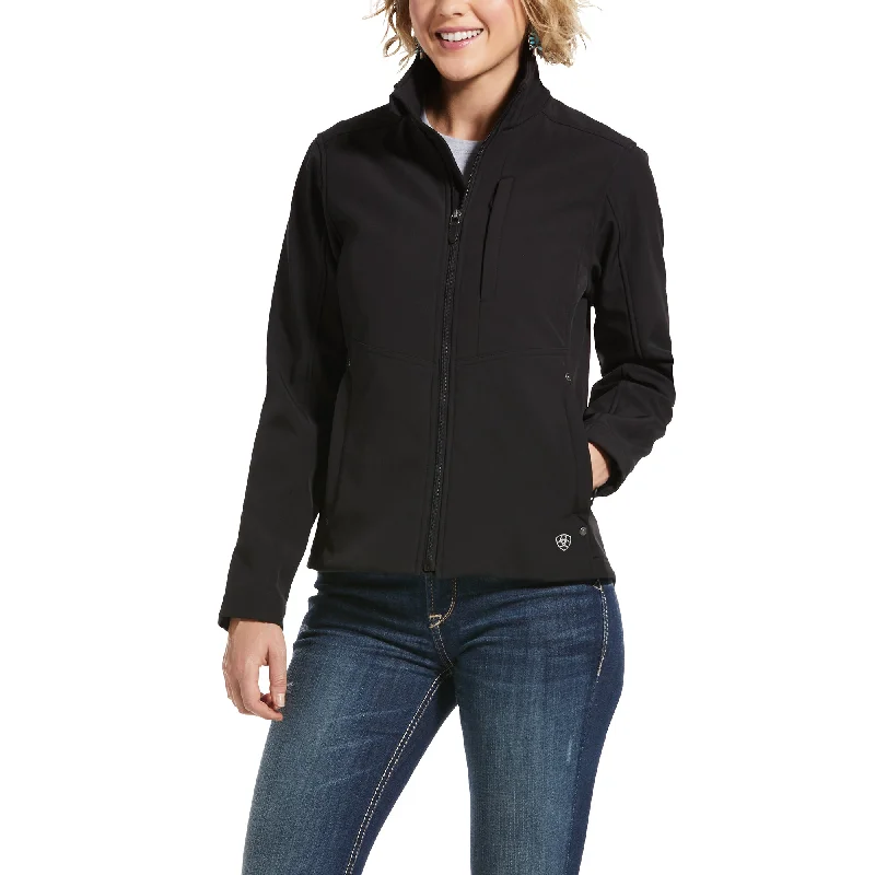 Must-have For Autumn And Winter ARIAT LADIES BLACK REAL AZTEC SOFTSHELL JACKET