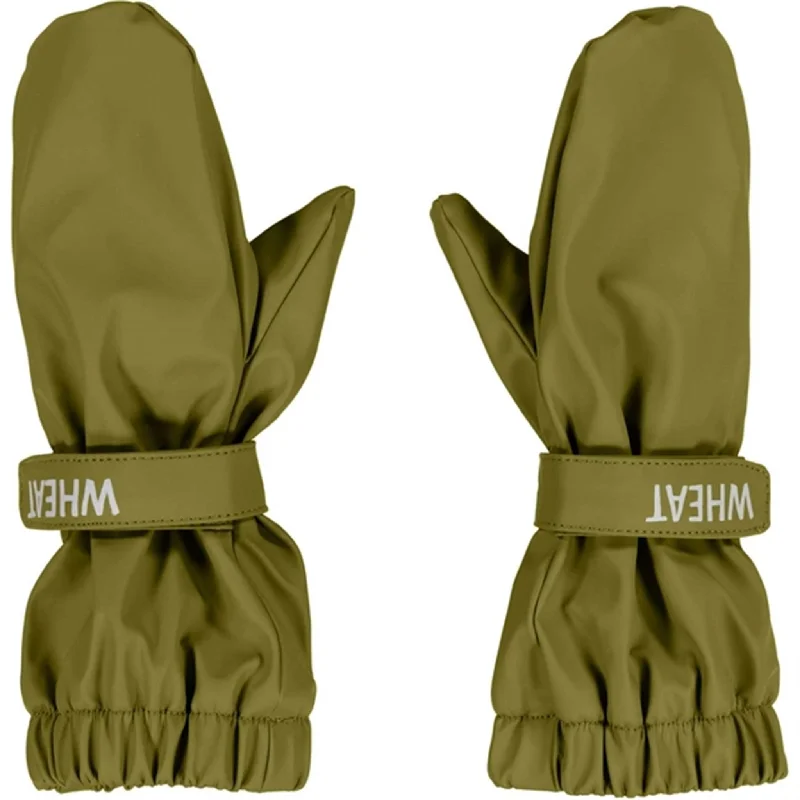 Classic Style Wheat Mittens Rain Rily Heather Green