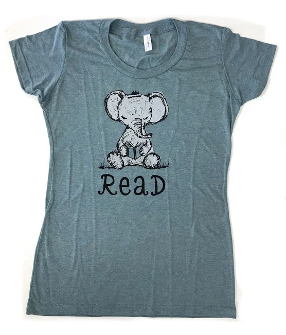 Exquisite Design Elephant Read: Women's Tee