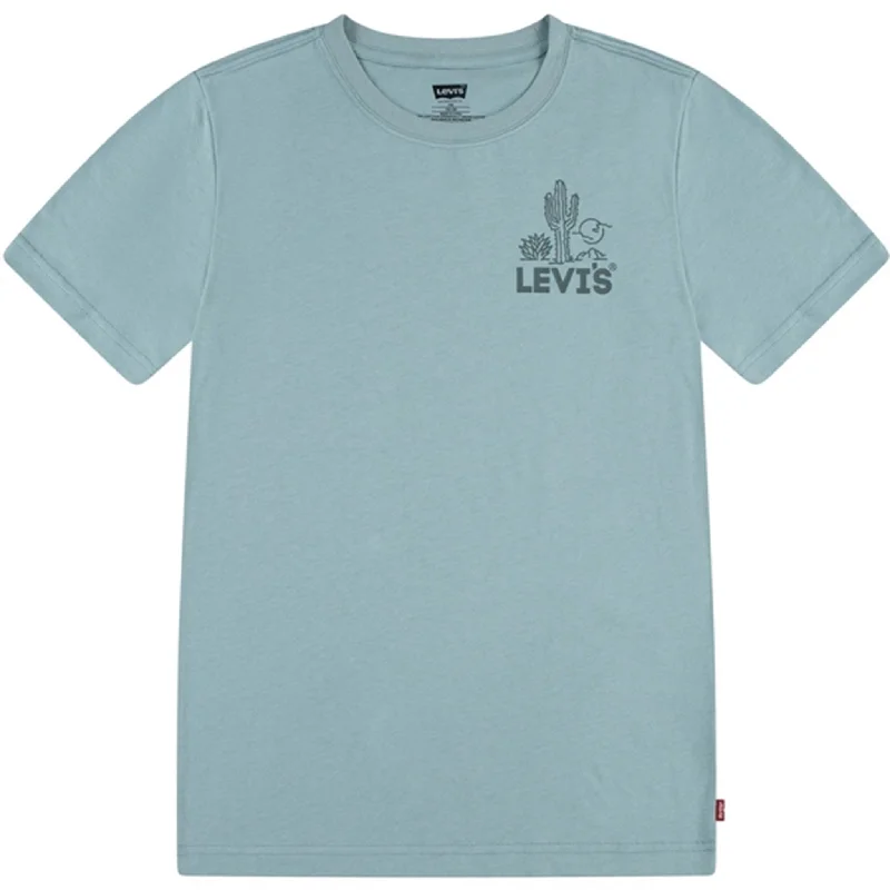 Celebrity Style Levi's Cacti Club T-Shirt Levi's Blue Surf