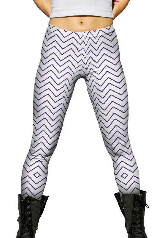 Sports Style Chevron Purple Thin