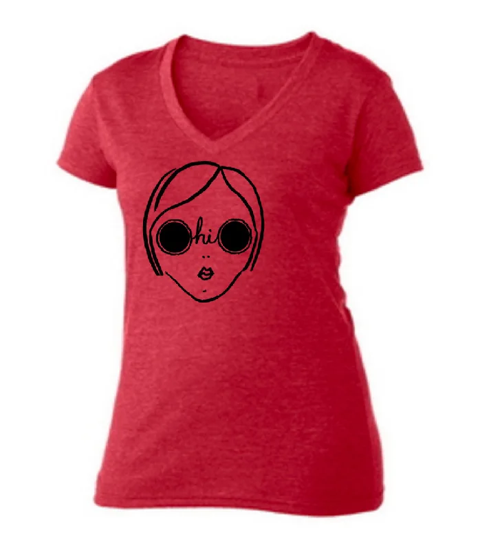 Exquisite Tailoring Ohio Girl women's v-neck