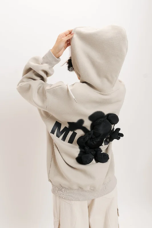 Comfortable Wear Light Grey Mickey Sweatshirt