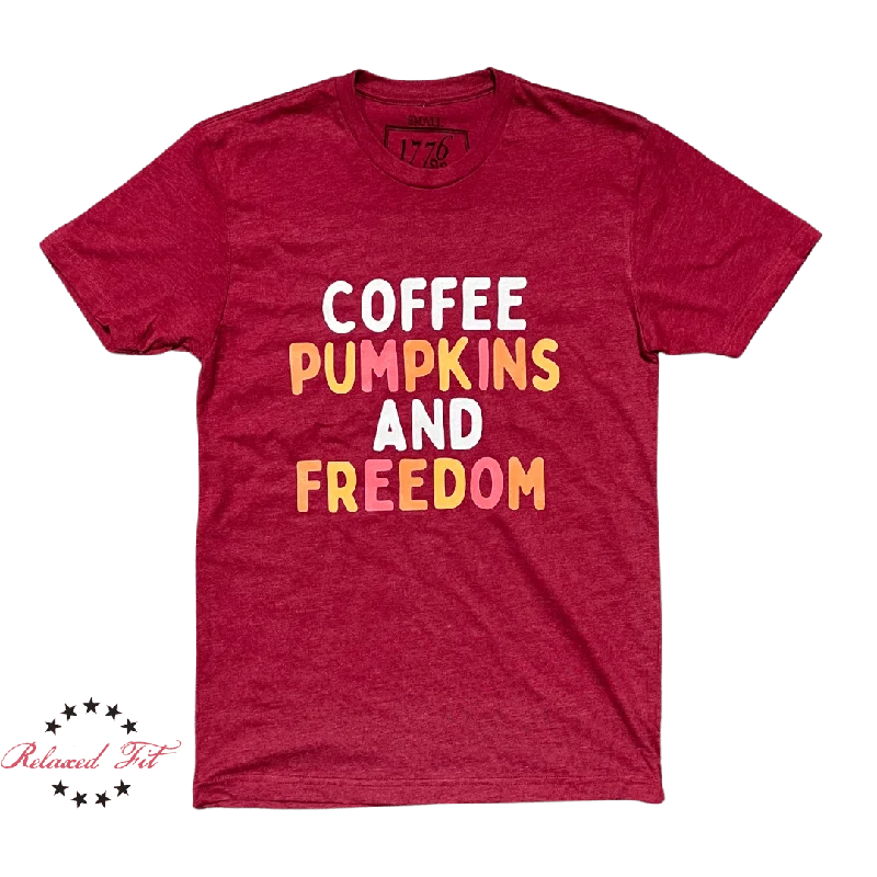 American Style Coffee Pumpkins Freedom - Women's Relaxed Fit