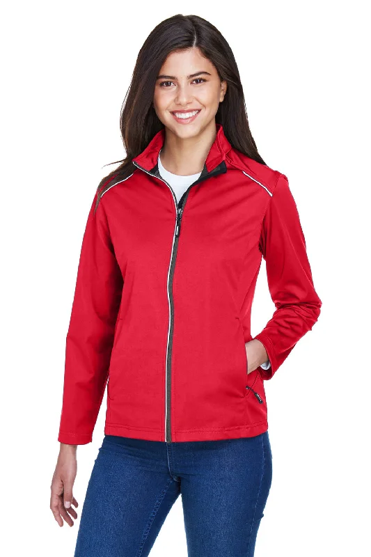 Practical Style Core 365 Womens Techno Lite Water Resistant Full Zip Jacket - Classic Red