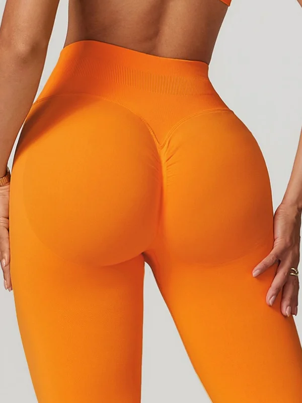 Goddess Style ZASUWA Female Seamless Scrunch Bum High-waisted Booty Leggings