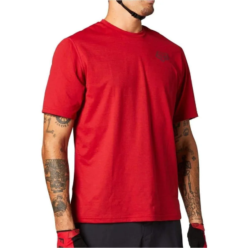 Dressing Tips Fox Ranger PowerDry Short Sleeve Mens Cycling Jersey - Red