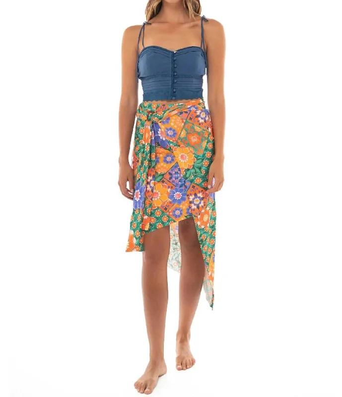 Fashion Must-have Zen Skirt In Multi-Colored