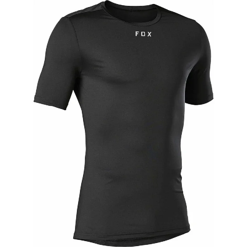 Goddess Outfit Fox TecBase Short Sleeve Mens Cycling Base Layer - Black