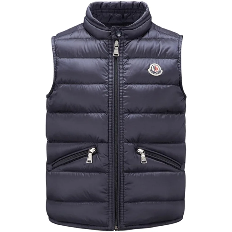 Casual Elegance Moncler Gui Down Vest Navy