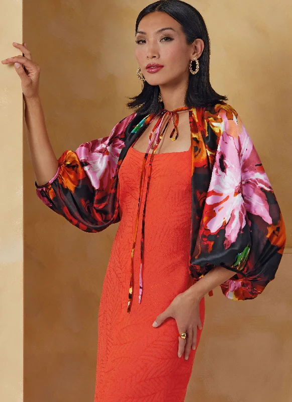 Versatile Itinerary Vogue Bolero Sleeves V2079