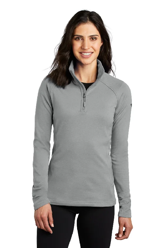 High Street Series The North Face Womens Mountain Peaks Fleece 1/4 Zip Jacket - Mid Grey - Closeout