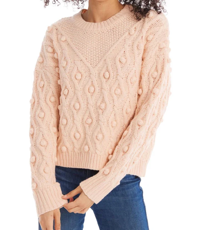 Cool Style Esme Sweater In Blush