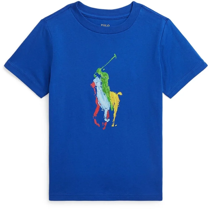 Floral Prints Polo Ralph Lauren Boys T-Shirt Sapphire Star