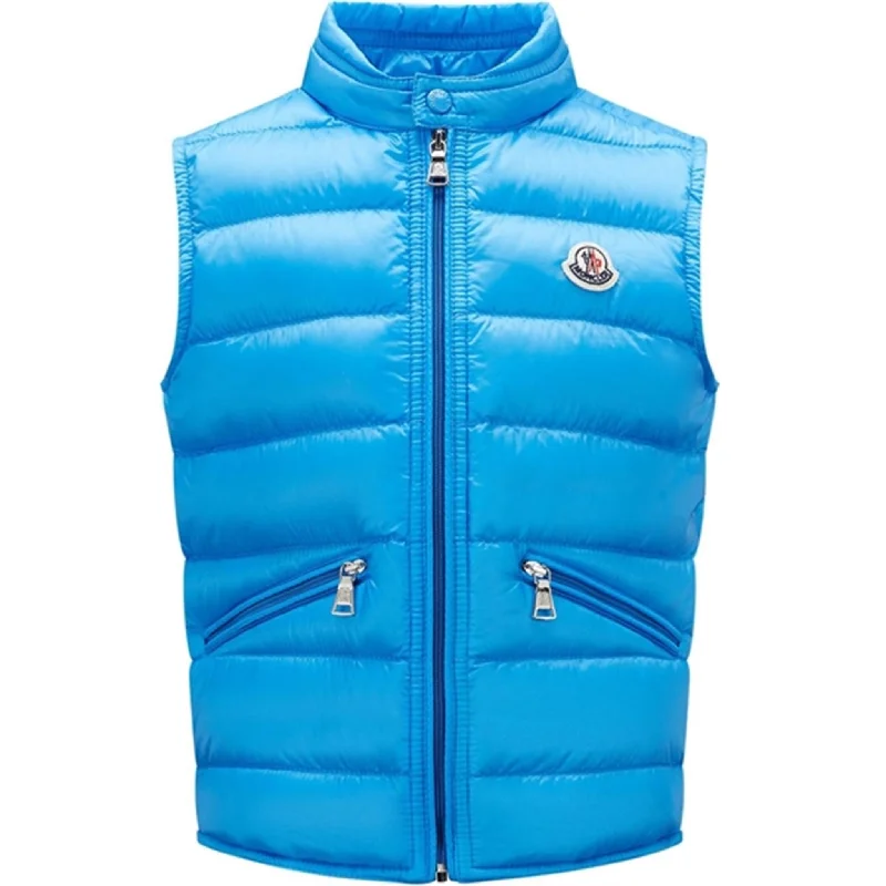 Trendy Comfort Moncler Gui Down Vest Royal Blue