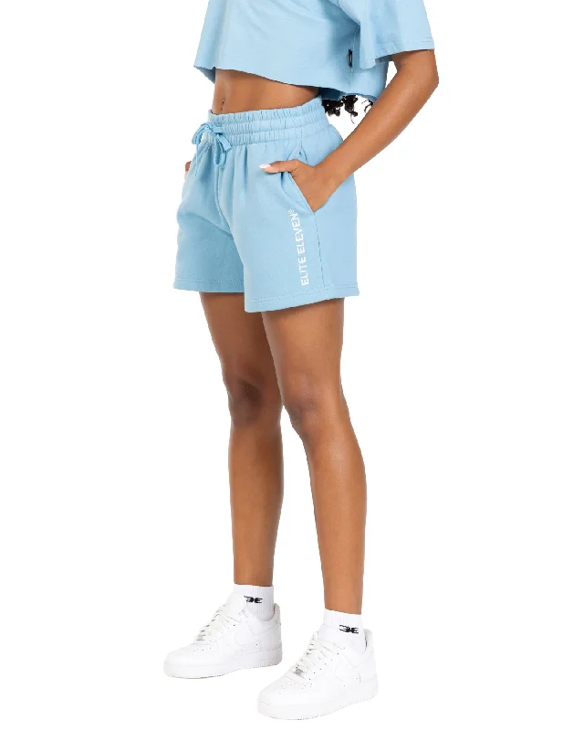 Quality Tailoring Women's Registered Shorts - Light Blue