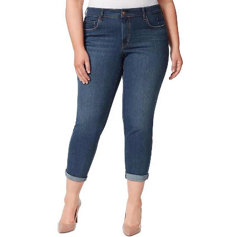 Retro Design Jessica Simpson Womens Plus Stretch Ankle Jeans