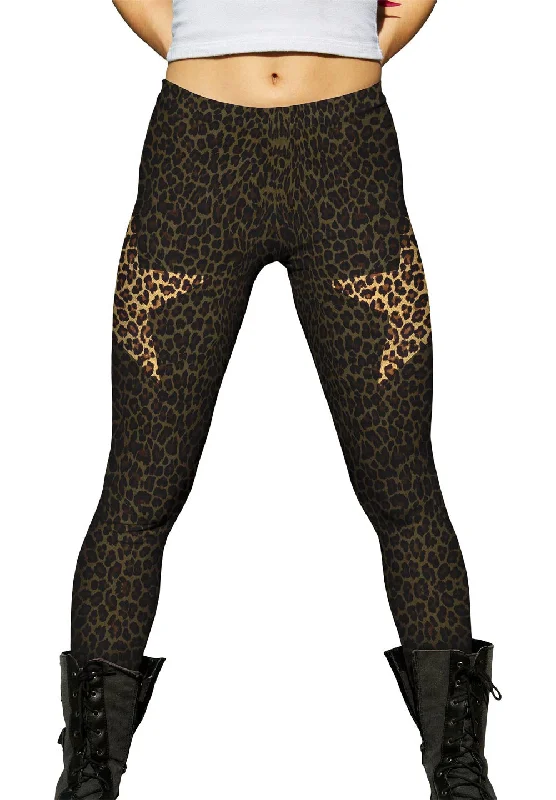 Fashionable And Fashionable Star Cheetah Animal Skin