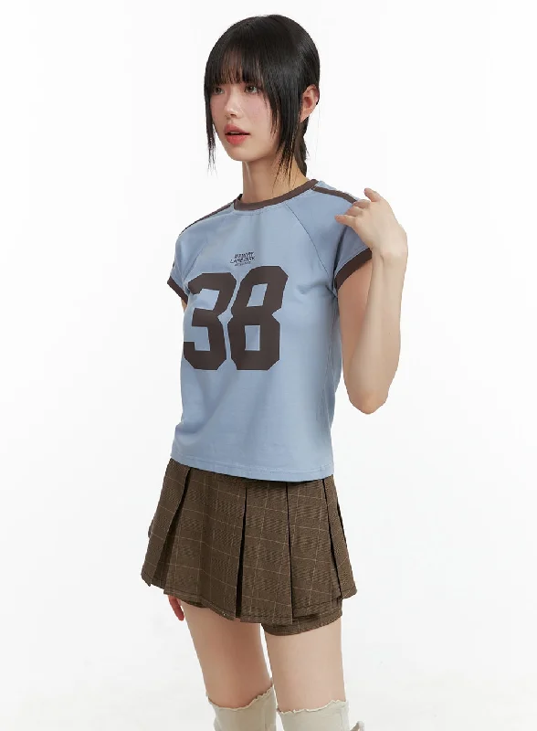 Personalized Wear Lettering Crop Tee CL402