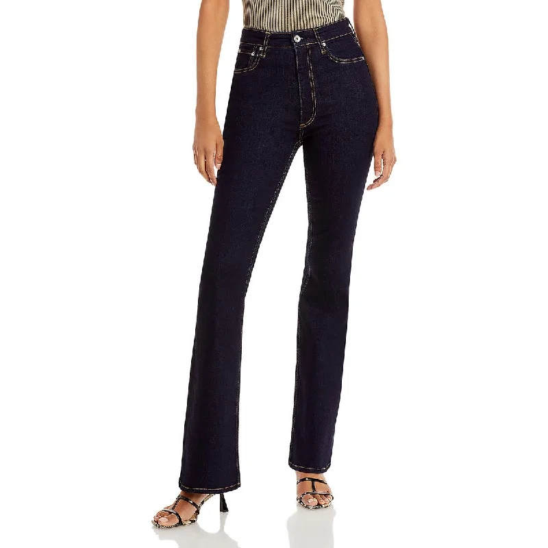 Versatile Itinerary Rag & Bone Womens High Rise Denim Flared Jeans