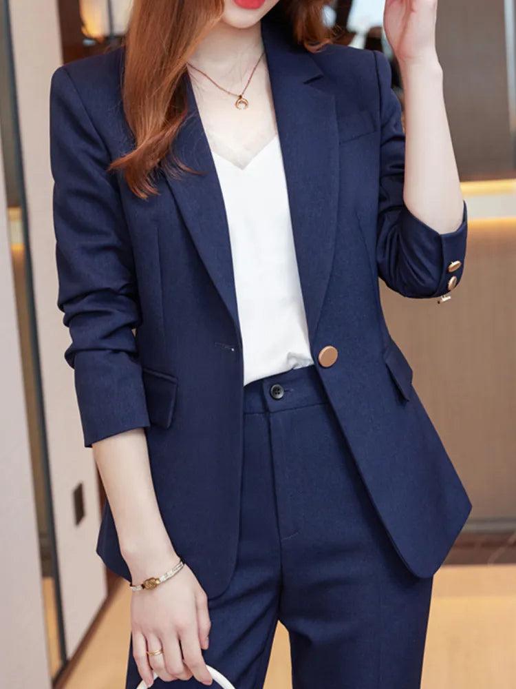 Free Design 1-Button Women's Pantsuit