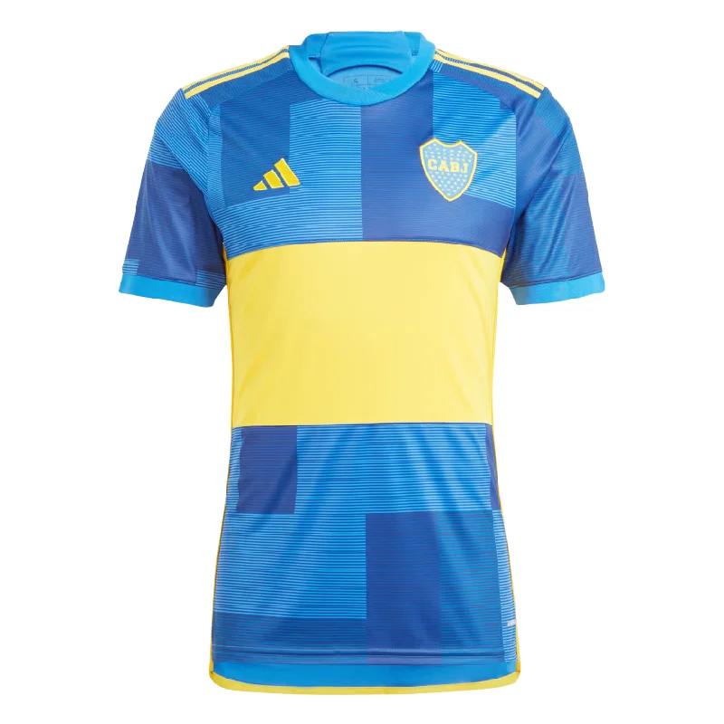 Fashionable And Fashionable Adidas Men's Boca Juniors Home Stadium Jersey 23/24