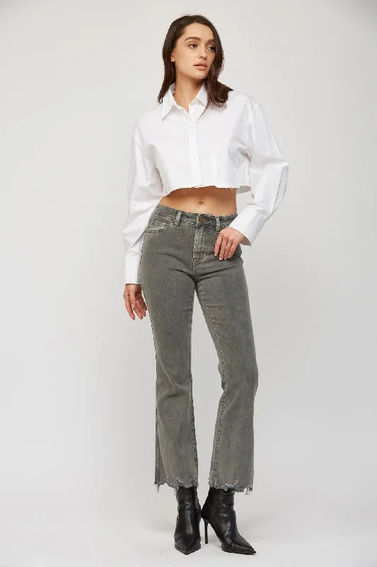 Dressing Tips Mica High Rise Flare Crop