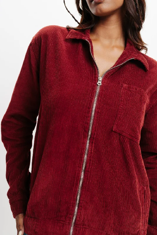 Artistic Temperament Red Corduroy Jacket