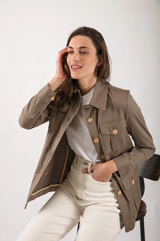 High-end Sense Tracker Jacket in Khaki