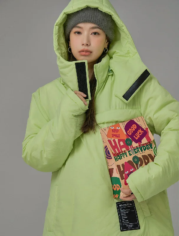 Personalized Series Everything Goes Well Anorak Padded Jacket