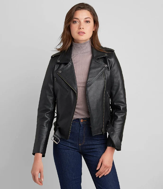 Exquisite Details Cleo Asymmetrical Performance Rider Jacket