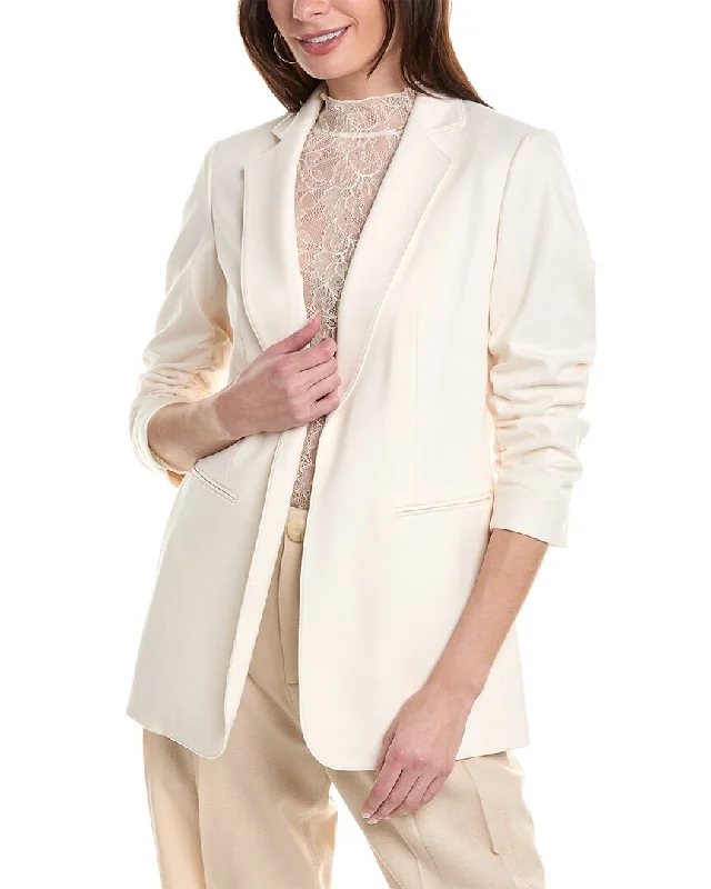 Artistic Temperament Anne Klein Scrunch Sleeve Open Jacket