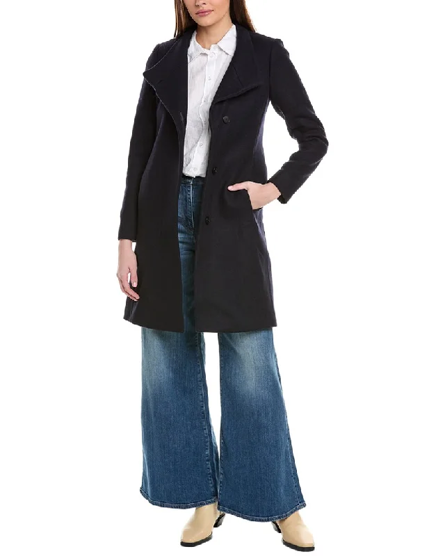 Fashion Wear Reiss Mia Wool-Blend Mid Length Coat