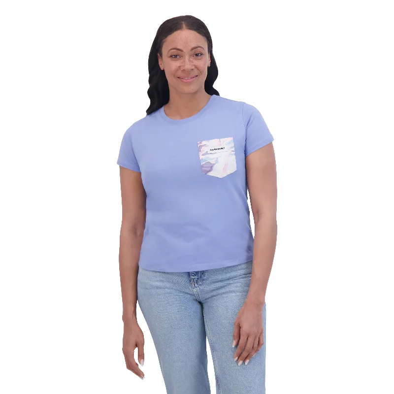 Practical Style Pocket Tee Women's - Hydrangea