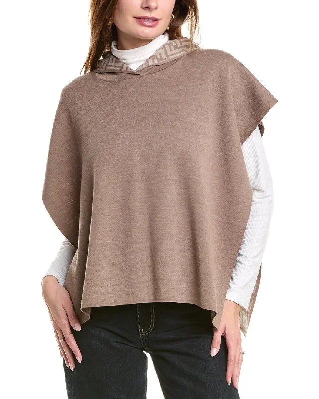 High Street Design FENDI Wool-Blend Poncho