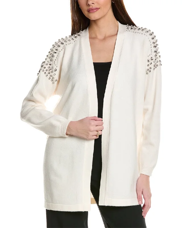 End Of The Year Anne Klein Embellished Cardigan