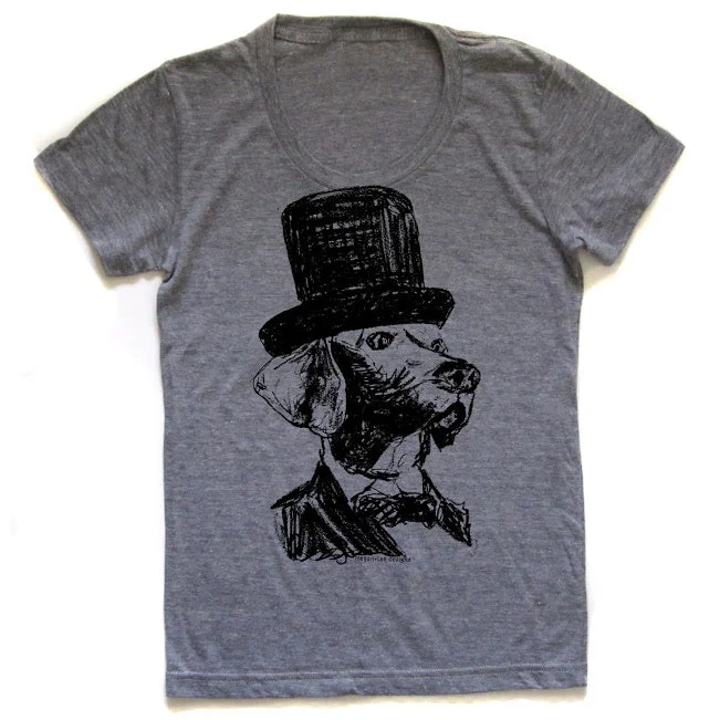 Must-have For Fashion Lincoln Dog : women's tri-blend tee