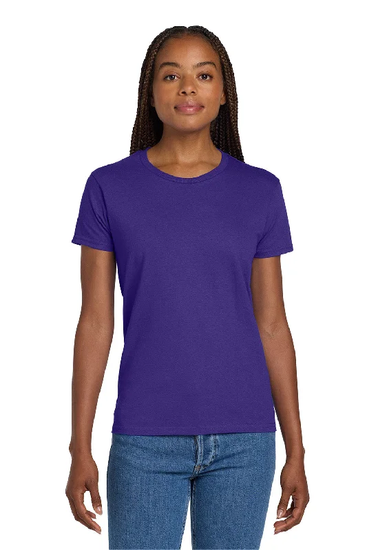 Cool Style Gildan Womens Ultra Short Sleeve Crewneck T-Shirt - Purple