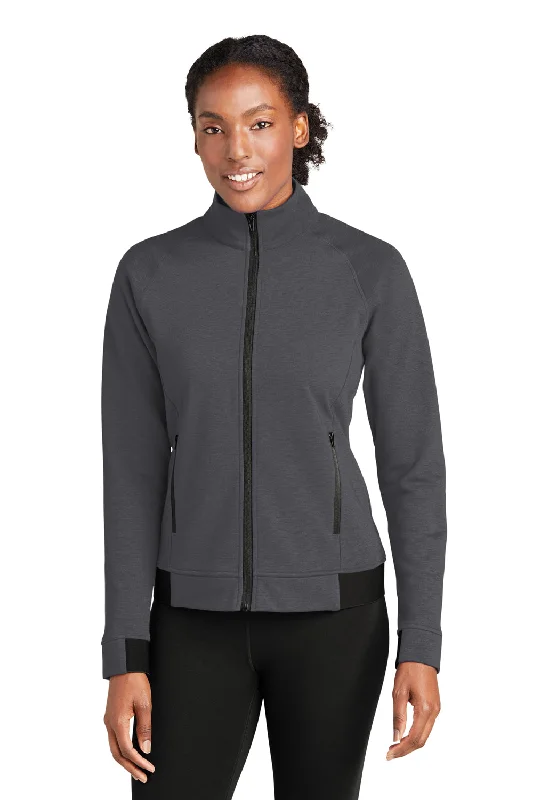 Free And Comfortable Sport-Tek Womens Strive PosiCharge Full Zip Jacket - Graphite Grey