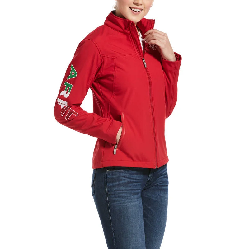 Exquisite Craftsmanship Ariat Classic Team MEXICO Softshell Water Resistant Jacket