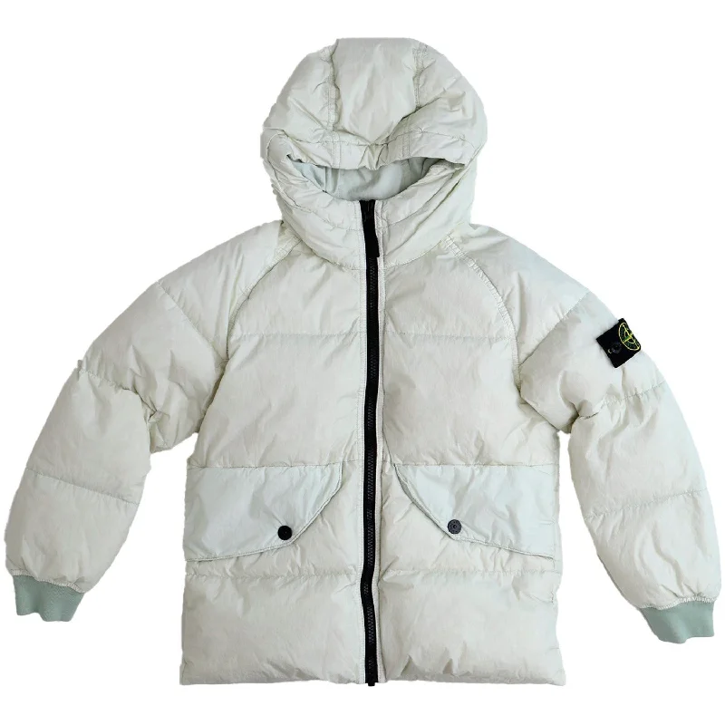 Basic Version Stone Island Plaster Real Down Jacket