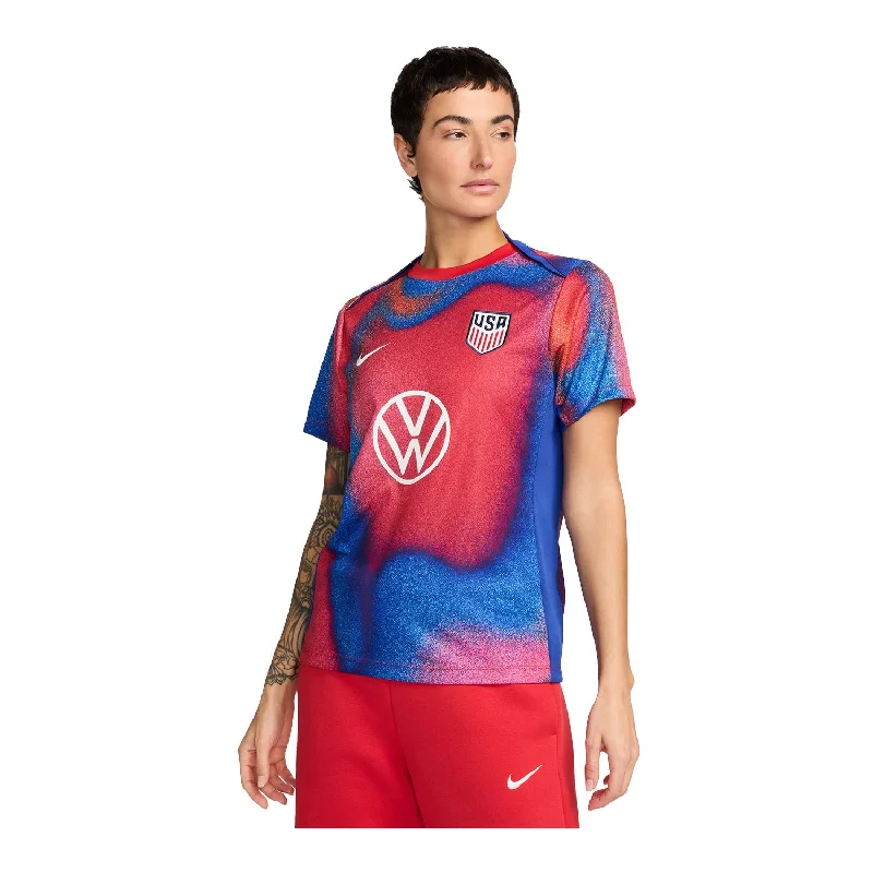 Energy Plan Women's Nike USA 2024 Pre-Match Top