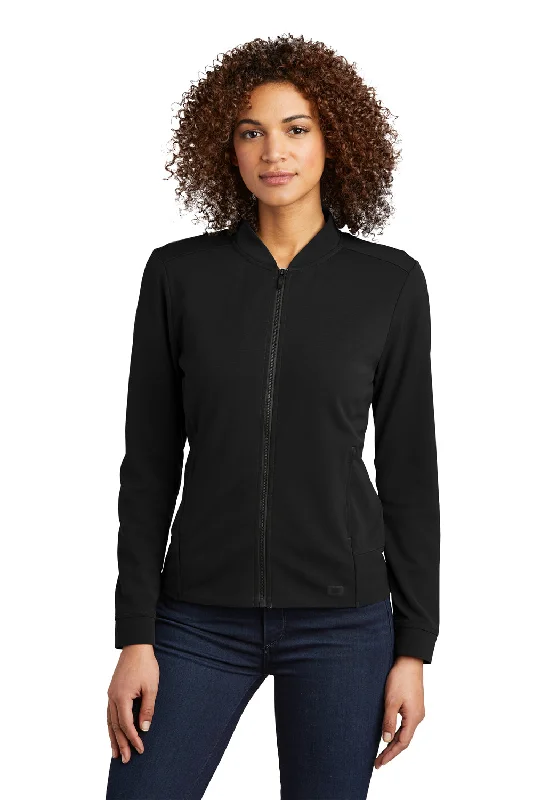 Exquisite Tailoring Ogio Womens Hinge Full Zip Jacket - Blacktop