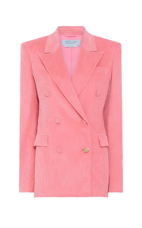 Leisure Sports Gavin Blazer in Rosa Sea Island Cotton Corduroy