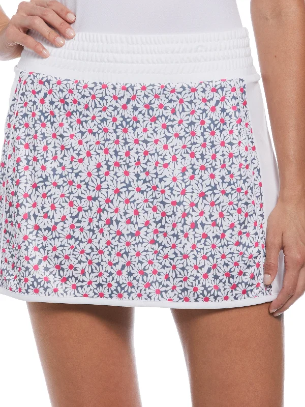 Comfortable Mind Women's Floral Print Tennis Skort