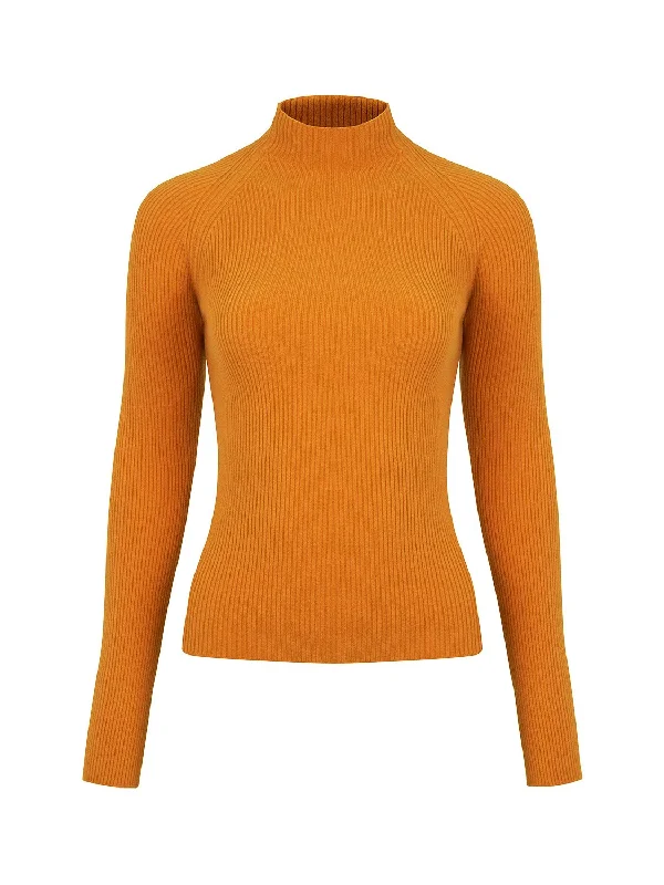 Quality Tailoring Turtleneck Knit Sweater