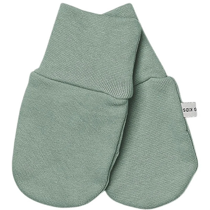 Classic Style Racing Kids Mittens Baby Dusty Green