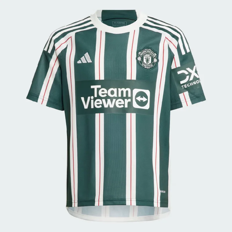 Retro Prints Adidas Youth Manchester United Away Jersey 23/24