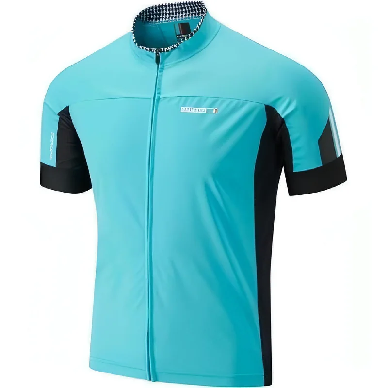 Editorial Design Madison RoadRace Windtech Mens Windproof Road Cycling Jersey - Blue